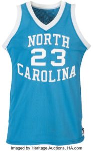 1982-1983 Michael Jordan Game-Worn University of North Carolina Tar Heels Jersey