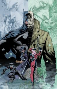 Artwork from the iconic Batman: Hush story arc (2002-2003)