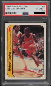 1986 Michael Jordan Fleer Sticker #8‍